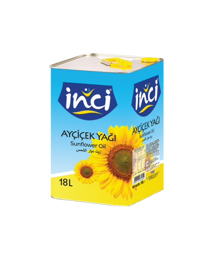 İnci Ayçiçek Yağı 18Lt Teneke